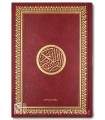 Coran Très Grand Format- Finition Cuir rouge et Dorures (25x35cm)