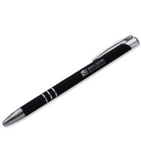 Black metal ball pen - SifatuSafwa  قلم حبر جاف معدني أسود صفة الصفوة