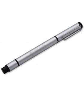 Metal duo pen (ball pen and highlighter) - SifatuSafwa - قلم حبر جاف معدني رمادي صفة الصفوة - قلم تحديد أصفر فلوري صفة الصفوة