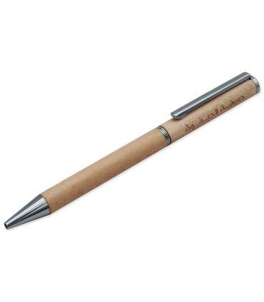 Élégant stylo en bois avec la calligraphie arabe de SifatuSafwa - قلم حبر جاف خشبي صفة الصفوة