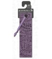 Quality faux leather debossed bookmark - Ssshhh, Quiet Please