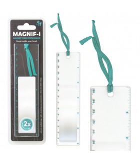 MAGNIF-I : 2x magnification flat bookmark