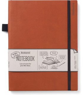 Cahier de notes marron Bigger Things (19 x 25cm) - Bookaroo