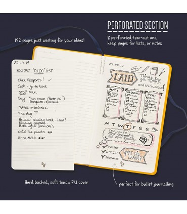 Carnet de notes Noir (A5) / Bullet Journal - Bookaroo