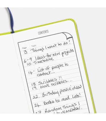 Carnet de notes Noir avec poche frontale (A6) - Bookaroo