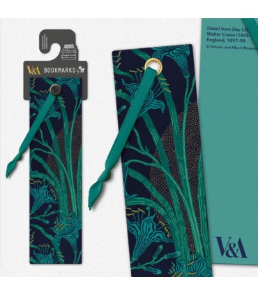 Beautiful patterned Bookmark - "Crane Day Lily"