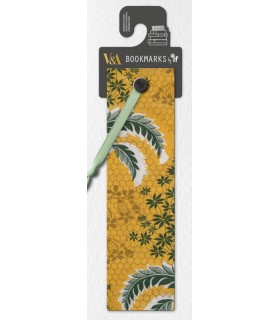 Beautiful patterned Bookmark - "Leaves on honeycomb"