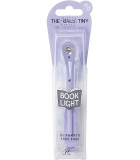 Petite lampe torche pour livre - Mauve