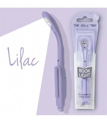 Petite lampe torche pour livre - Mauve