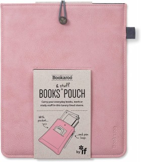 Your everyday books or study stuff Pouch - Blush - Bookaroo