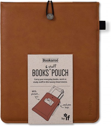 Pochette pour vos livres ou documents - Marron - Bookaroo
