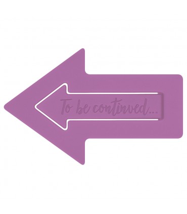 Flèches de repérage violettes - Lot de 2 marque-pages