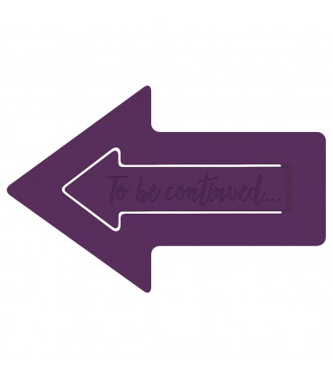 Flèches de repérage violettes - Lot de 2 marque-pages
