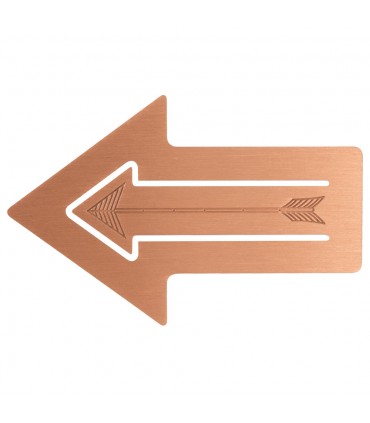 Flèche marqueur de ligne de luxe - Cuivre/Rose gold