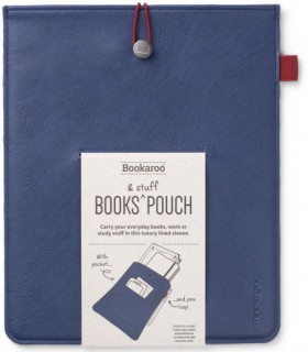 Your everyday books or study stuff Pouch - Navy - Bookaroo