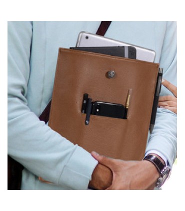 Pochette pour vos livres ou documents - Bleu Marine - Bookaroo