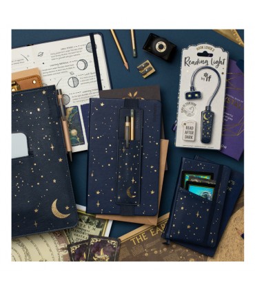 Pack Papeterie spécial Ramadan - Lune et étoiles dorées et nuit bleue- Bookaroo