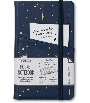 Pack Papeterie spécial Ramadan - Lune et étoiles dorées et nuit bleue- Bookaroo