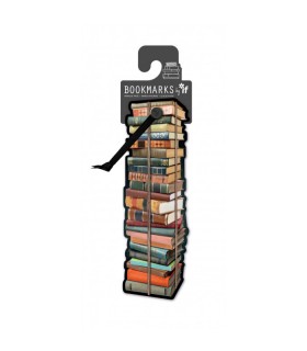 Thick bookmark with ribbon " Pile of Books "