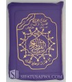 Coran zippé Violet avec règles de Tajwid (Hafs) - 3 formats