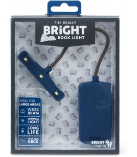 The Really Bright Book Light - Blue (Flexible & Adjustable)