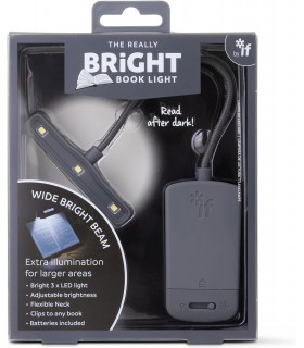 The Really Bright Book Light - Grey (Flexible & Adjustable)