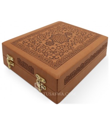 Quran in its luxury box - Leather engraved