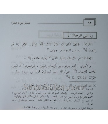 Nukat al-Quran par Al Qassab نكت القرآن الدالة البيان في أنواع العلوم والأحكام - الإمام القصاب - نكت القرآن