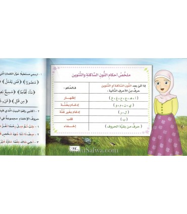 Nuzhatu Tajwidiyya - Tajweed Guide for Girls  نزهة تجويدية للإناث - تيسير العرند - أيمن سويد